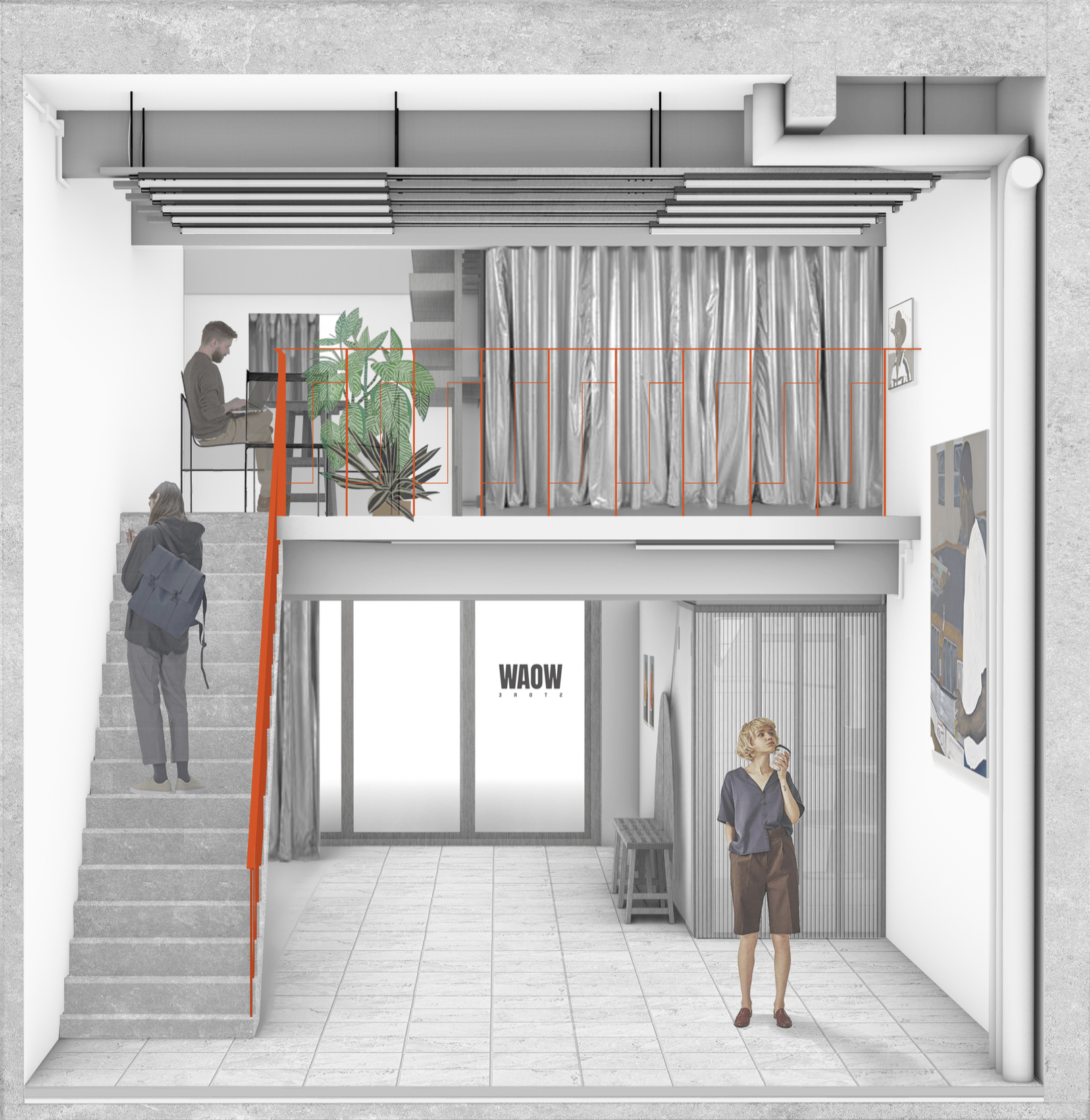 TRANSVERSAL SECTIONAL PERSPECTIVE